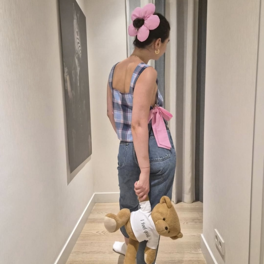 Rosie Belle Blouse (Pinky) — Koleksiyonlar - El Yapımı Aksesuar | Rosano Studio