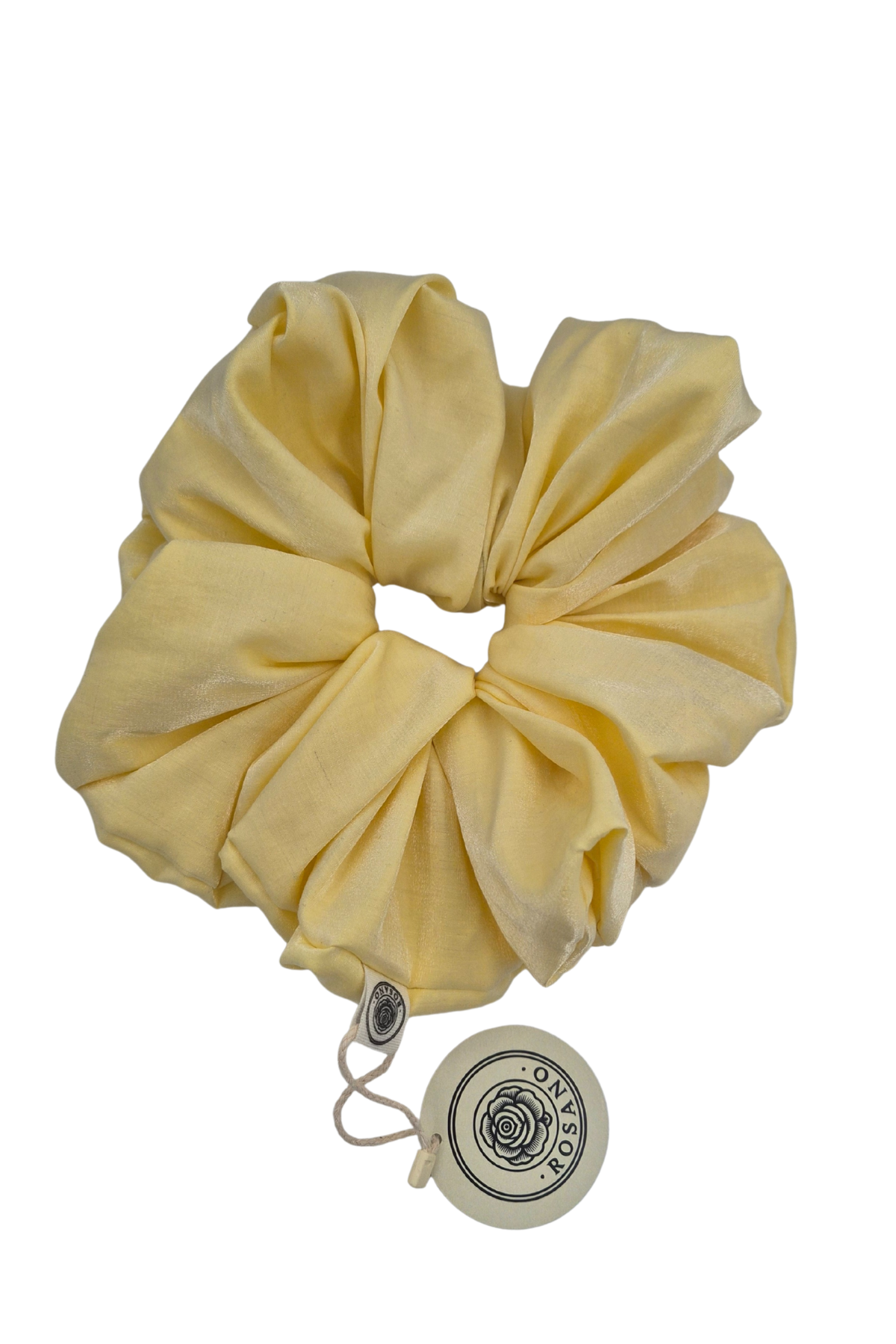 Jumbo Scrunchie (Yellow) — Koleksiyonlar - El Yapımı Aksesuar | Rosano Studio