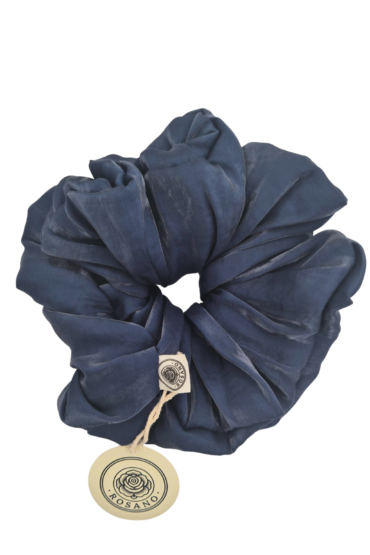 Jumbo Scrunchie (Navy) — Koleksiyonlar - El Yapımı Aksesuar | Rosano Studio