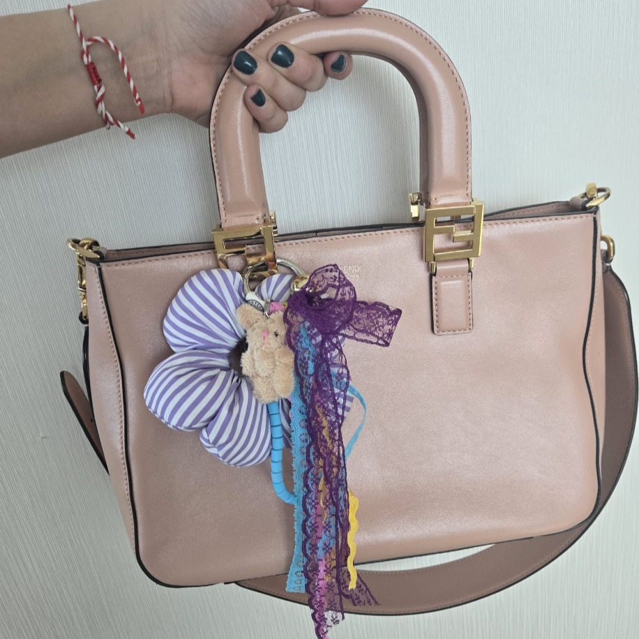 El Yapımı Çanta – Bunny Bag Charm (Krem) - Görsel 2