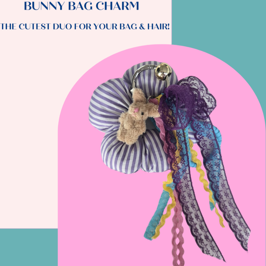 Bunny Bag Charm (Krem) — Koleksiyonlar - El Yapımı Aksesuar | Rosano Studio