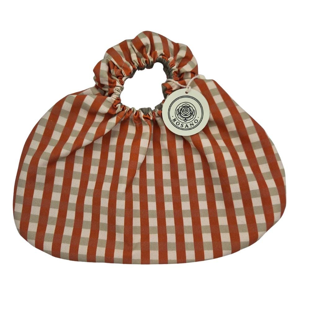 Rosie Handbag (Orange) — El Yapımı Fırfırlı Kumaş Çanta & Omuz Çantaları | Rosano Studio